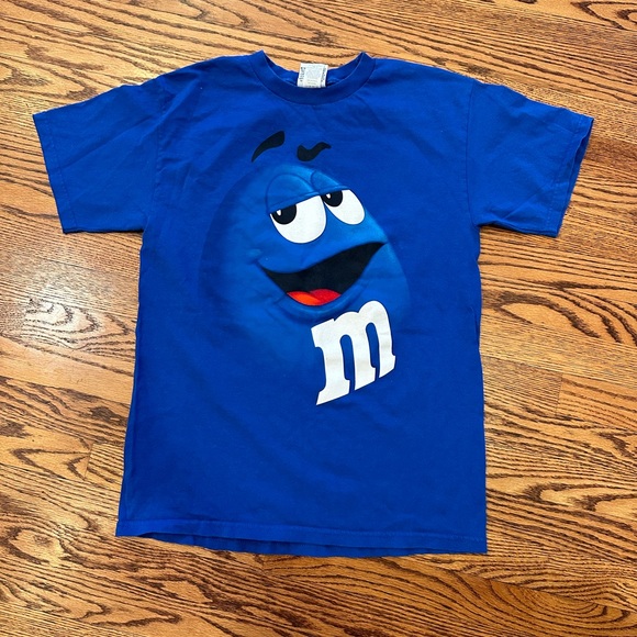 Adult M&M Blue T-Shirt Halloween Costume - Picture 1 of 3